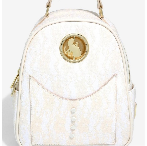 New Loungefly Beauty and the Beast Ballroom Dancing Mini Backpack - Picture 1 of 6